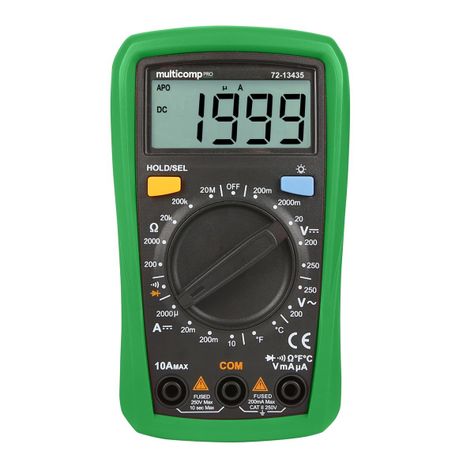 Multimetro Digital de Bolsillo Multicomp Pro 72-13435-0