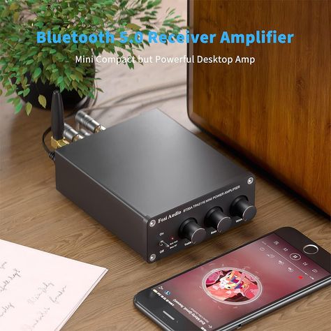 Amplificador Bluetooth 5.0 Clase D 2x100W - Fosi Audio BT20A-3