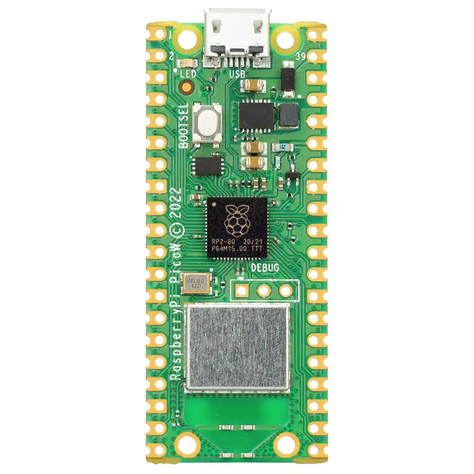 Placa Raspberry Pi Pico W con conexión WiFi-1