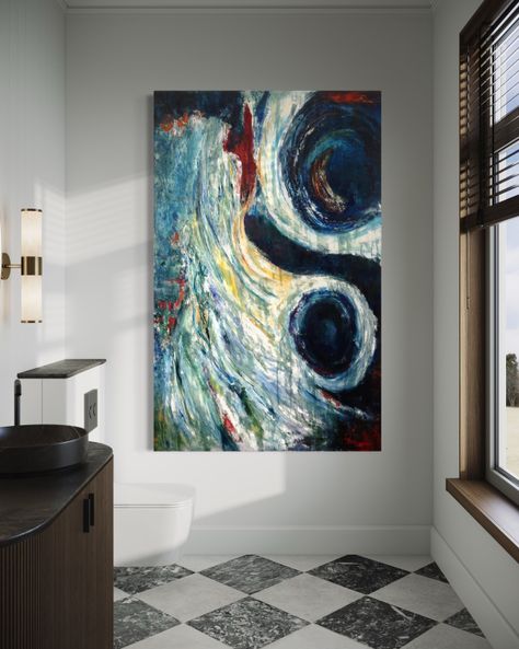 Cuadro Original Decorativo - Cascada II-3
