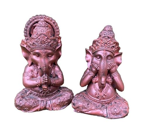Set Figuras Ganesha Cobre -0