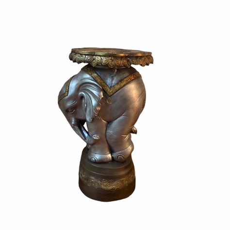 Elefante Pedestal Silver 67 cm-0
