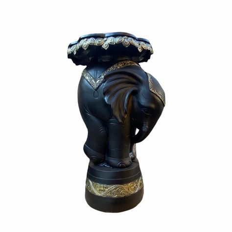 Elefante Pedestal Golden  67 cm-0