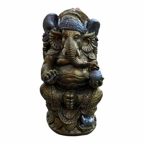 Figura Ganesha Gold/Silver 60 cm-0