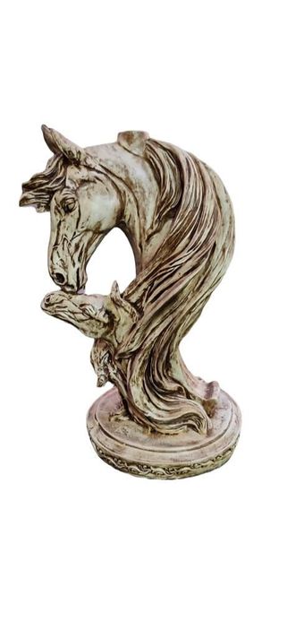 Figura Caballo Decorativo Aged Line 60 cm-0
