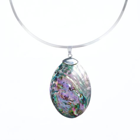Dije Abalone Shell de plata 925 -0