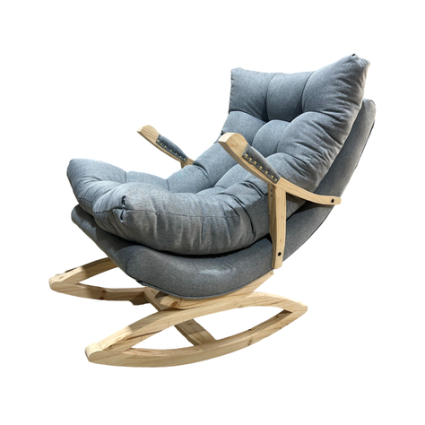 SILLA MECEDORA COQUETTE CON APOYA BRAZO GRIS LINO-1