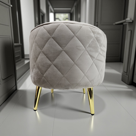 PUFF REDONDO NEW BEIGE FELPA-2