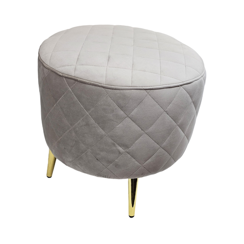 PUFF REDONDO NEW BEIGE FELPA-3