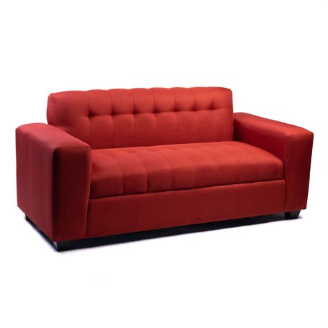 SOFA DOS CUERPOS ROJO LINO-0
