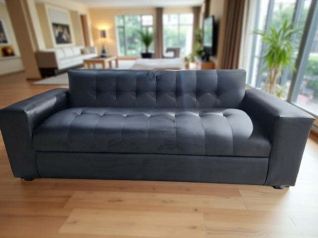 SOFA DOS CUERPOS NEGRO ECOCUERO-2
