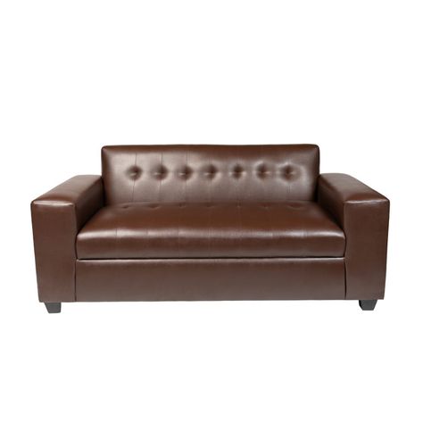 SOFA DOS CUERPOS ECOCUERO CHOCOLATE-0