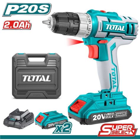 TALADRO INALAMBRICO LITIO-ION 10MM 20V TOTAL-0
