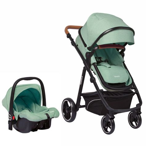 Coche Travel System Pegasus Green-1