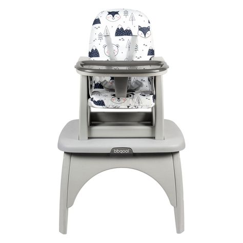 Silla de Comer Escritorio Foodzy 4-in-1 Grey-1