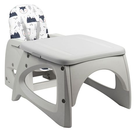 Silla de Comer Escritorio Foodzy 4-in-1 Grey-6