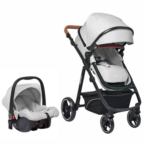 Coche Travel System Pegasus Grey-1
