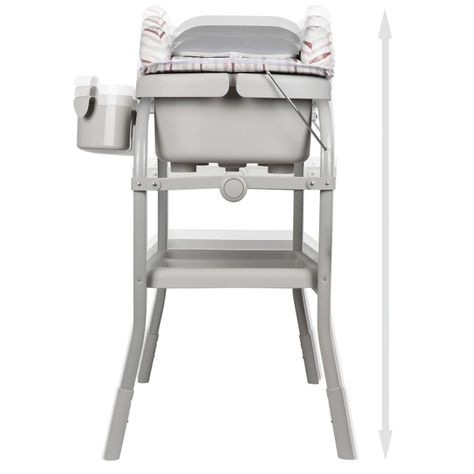 Mudador Bañera Bathtime Grey-3