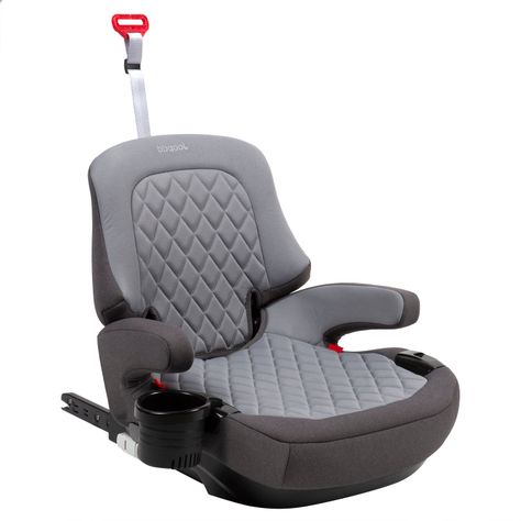 Silla de Auto Alzador Upper Isofix Grey-0