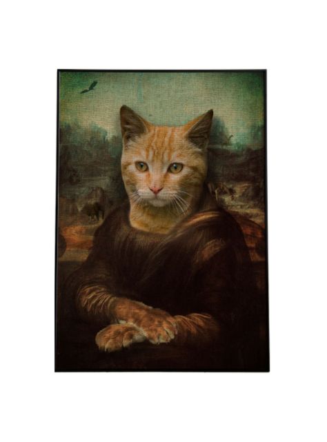ILUSTRACION MONALISA CANVAS - 20X30 CM PETPRINT-0
