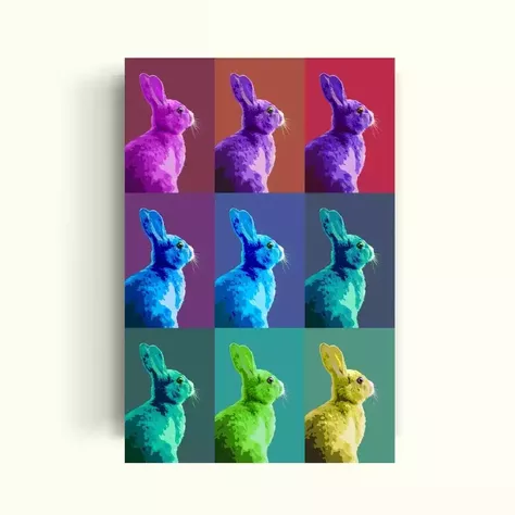 CUADRO DE TU MASCOTA PET PRINT RETRATO TRIPLE CANVAS - 30X50 CM-0