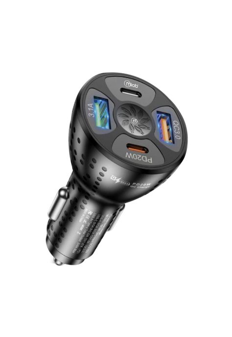 Cargador Mlab 9273 12V-32V 4 Puertos USB 3.0 y PD-0