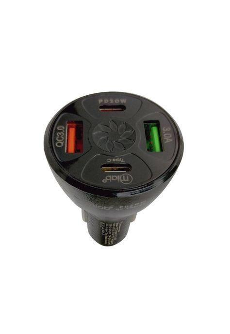 Cargador Mlab 9273 12V-32V 4 Puertos USB 3.0 y PD-1