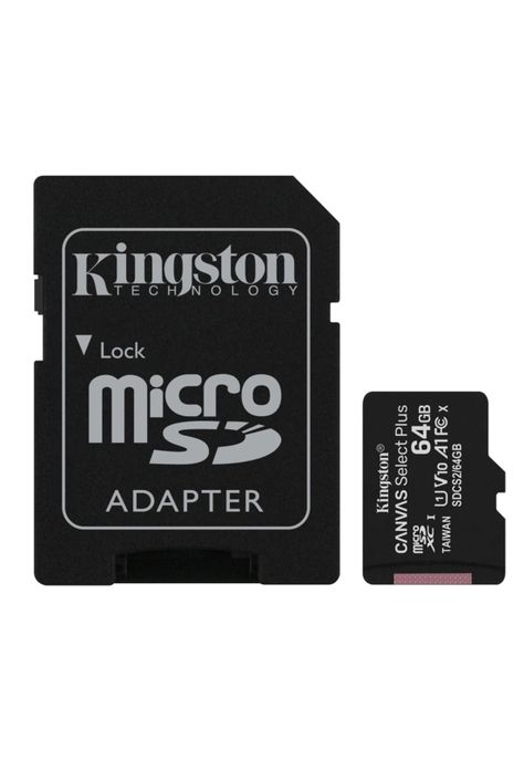 Micro SD Select PLS 100R C10 64GB Kingston-0