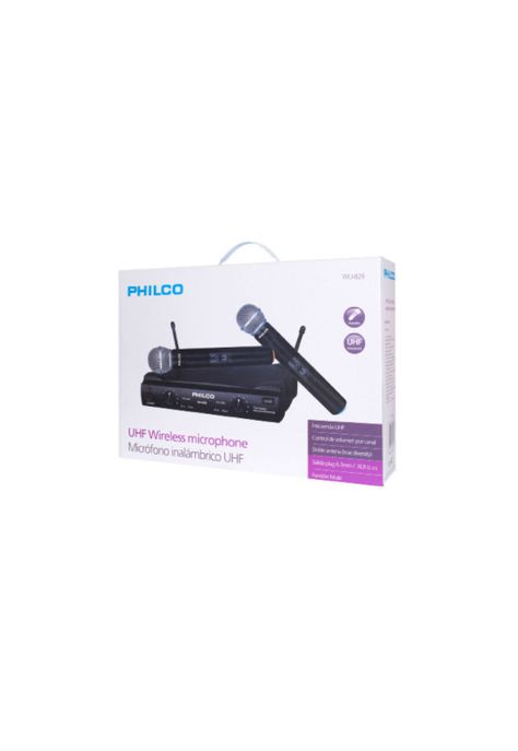 Set 2 Micrófonos Inalámbrico Uhf-1