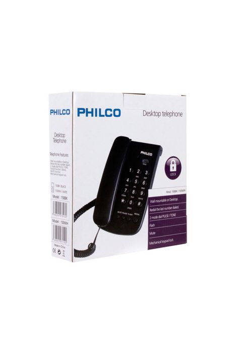 Teléfono Fijo Philco / Sobremesa 150 / Teclas Grandes-1