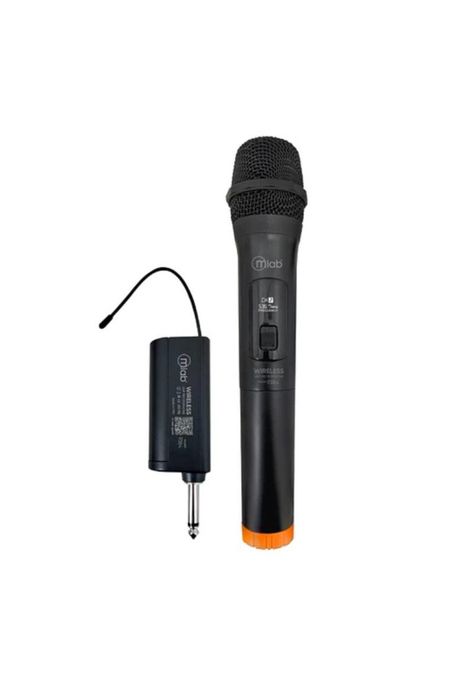 Micrófono Mlab 9384 Inalámbrico con Receptor UHF Recargable  -1
