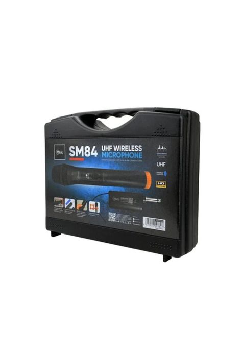 Micrófono Mlab 9384 Inalámbrico con Receptor UHF Recargable  -4