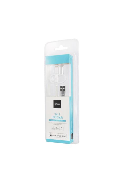 Cable Certificado Mlab 9268 USB 3 en 1 Multi Connector-1