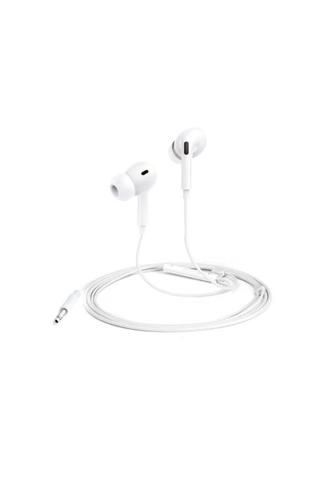 Audífonos Alámbricos In Ear Wired Blancos Mlab-0