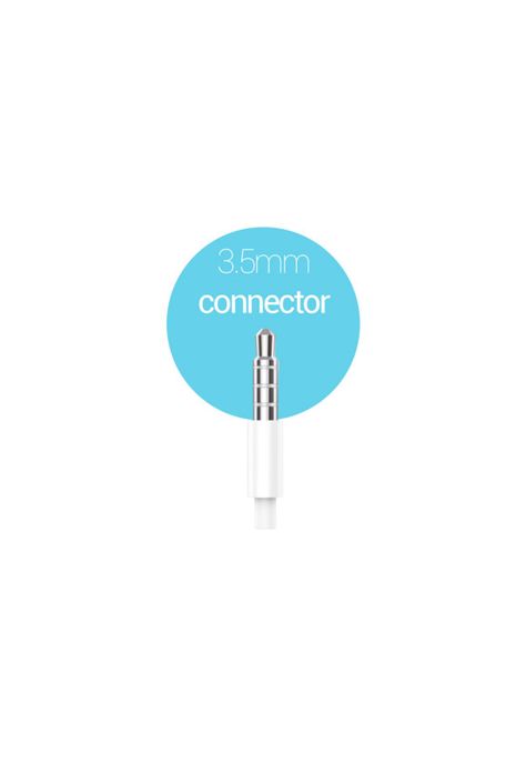 Audífonos Alámbricos In Ear Wired Blancos Mlab-3