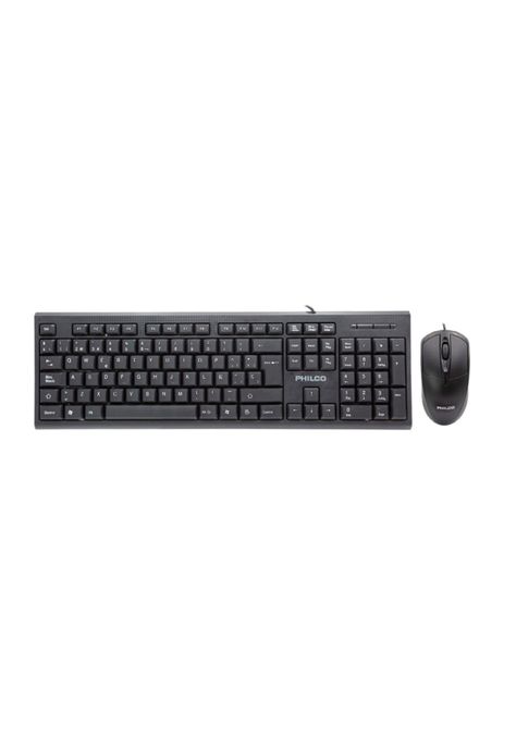 Combo Alámbrico Teclado + Mouse / Philco / Dpi: 1200 / 3 Botones-0