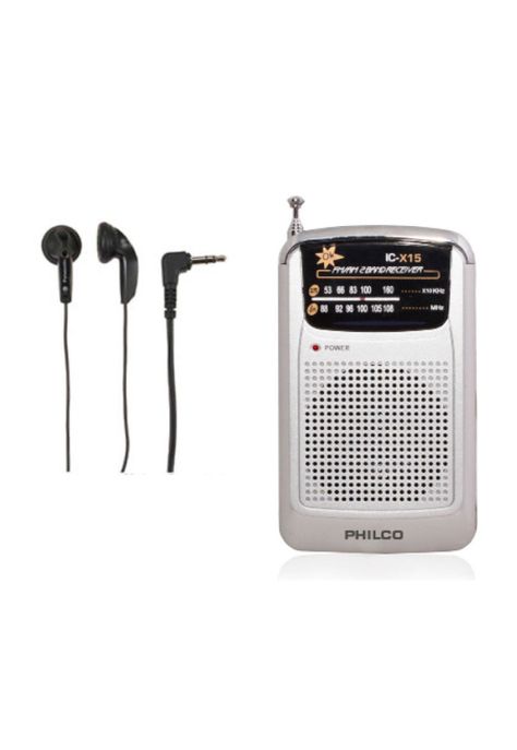 Radio Portátil C Parlante Y Audífono-0