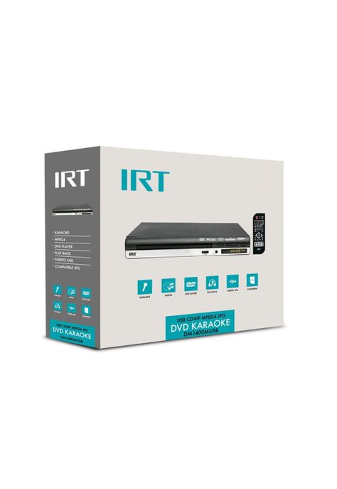 Reproductor IRT DVD USB karaoke CD RIP-2