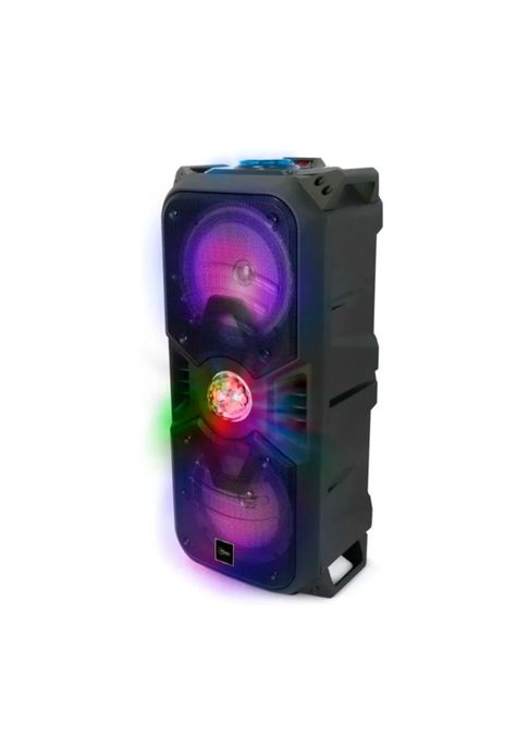 Parlante Karaoke Bluetooth Rgb Mlab Funky Disco +micrófono. Color Negro-1