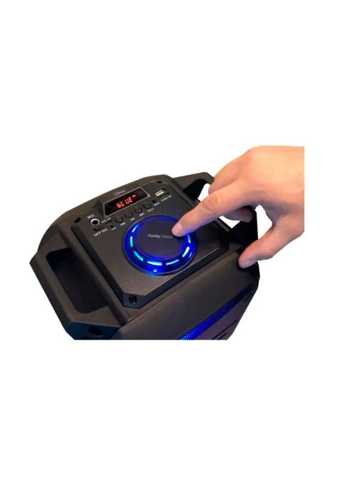 Parlante Karaoke Bluetooth Rgb Mlab Funky Disco +micrófono. Color Negro-2