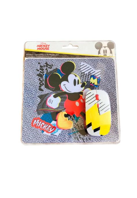 Kit mouse inalámbrico + mousepad Mickey Mouse-3
