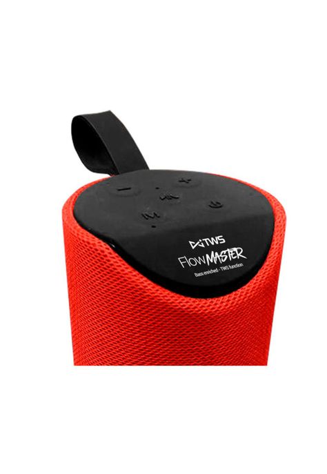Parlante Mlab Flow Master 8858 Bluetooth Usb Fm Rojo-3