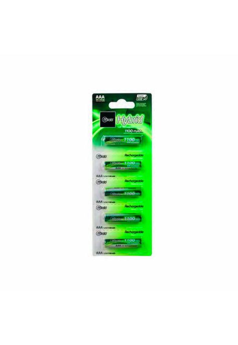 Pilas Recargables Aaa Pack 5 7912 Hibrid Rec 1100m Mlab-0