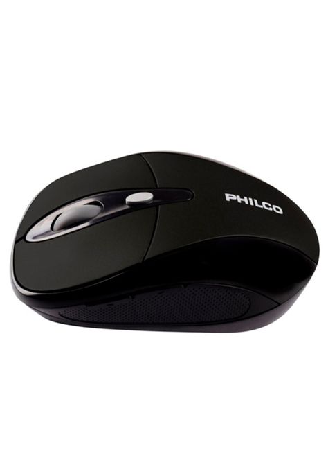 Mouse Inalámbrico Negro 3 Botones DPI 1000 1 millón de clicks Philco -3