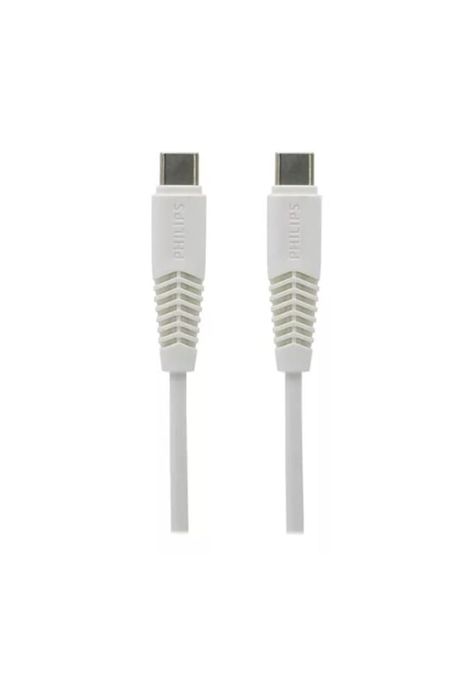 Cable Philips Ubc-C A Usb-C 1m 2a Max Blanco DLC5531CW -1