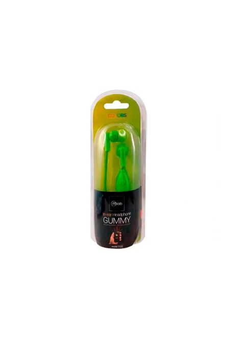 Audífonos Gummy In-ear Manos Libres Verde Mlab-0