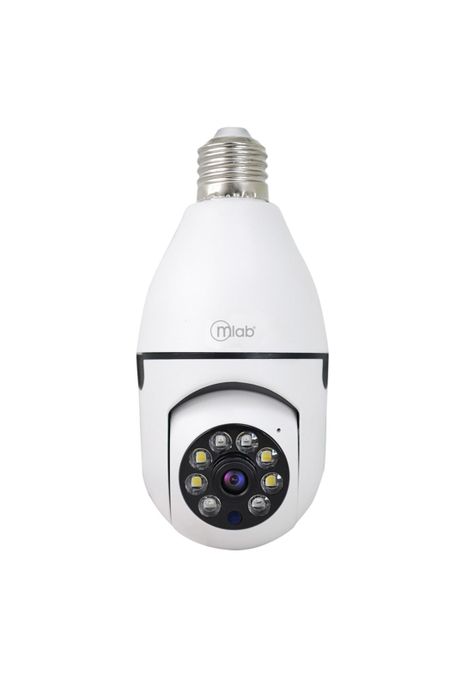 Camara De Seguridad Ip Mlab Robotic E27 9258 1080p Wifi Ptz Color Blanco-0
