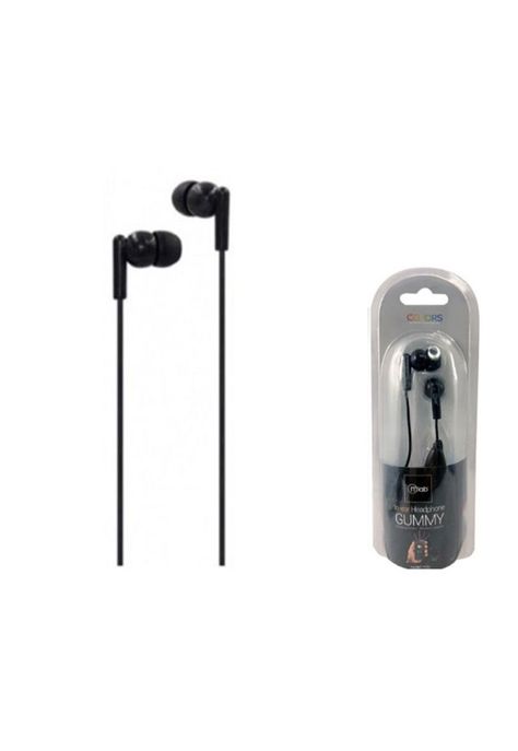 Audífonos Gummy In-ear Manos Libres Negro Mlab-2