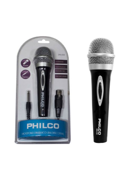 Micrófono Philco Dm250 Metalizado-0