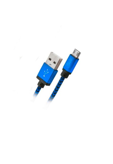 Cable Usb A Micro Usb Azul Mlab 1mts-1
